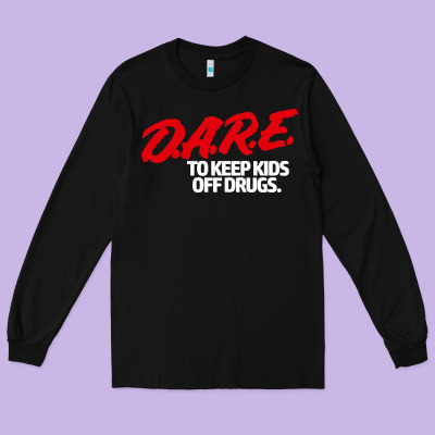 Dare Shirt Long Sleeve Tee Designed By Artisfamous