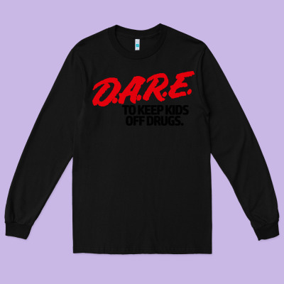 Dare Shirt Long Sleeve Tee Designed By Artisfamous