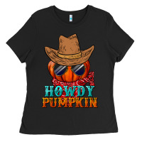 Howdy Pumpkin Ladies Tee | Teevron