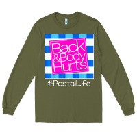 Army Green back and body hurts Long Sleeve Tee - artisFamous