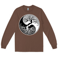 Chestnut tree of life yin yang Long Sleeve Tee - artisFamous