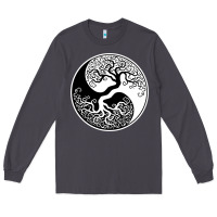 Smoke tree of life yin yang Long Sleeve Tee - artisFamous