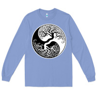 Colony Blue tree of life yin yang Long Sleeve Tee - artisFamous