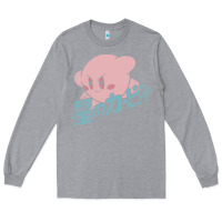 Heather Grey funny kirby kanji Long Sleeve Tee - artisFamous