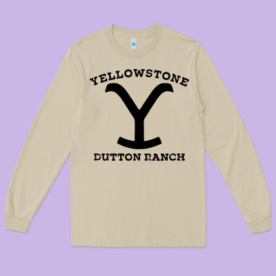 Black Stone Dutton Ranch Long Sleeve Tee Designed By Artisfamous