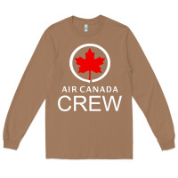 Toasted Coconut aviation air canada crew Long Sleeve Tee - artisFamous
