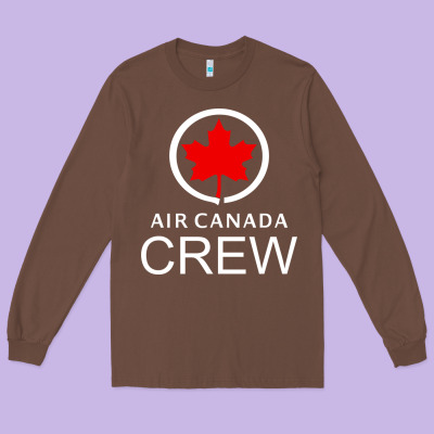 Aviation Air Canada Crew Long Sleeve Tee Designed By Artisfamous