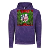 Cloud Purple christmas holstein Vintage Hoodie - LillyAllenDesigns
