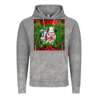 Cloud Rock christmas holstein Vintage Hoodie - LillyAllenDesigns