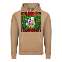 Vintage Coffee christmas holstein Vintage Hoodie - LillyAllenDesigns