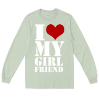 Matcha i heart my girlfriend shirt Long Sleeve Tee - artisFamous