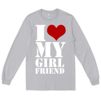 Moon Dust i heart my girlfriend shirt Long Sleeve Tee - artisFamous