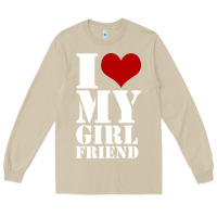 Mushroom i heart my girlfriend shirt Long Sleeve Tee - artisFamous