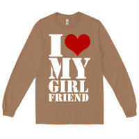 Toasted Coconut i heart my girlfriend shirt Long Sleeve Tee - artisFamous