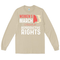 Mushroom women’s march for reproductive rights pro choice feminist, women’s Long Sleeve Tee - artisFamous