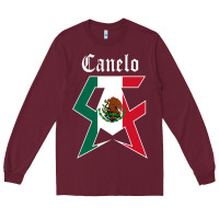Burgundy canelo alvarez Long Sleeve Tee - artisFamous