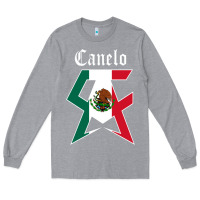 Heather Grey canelo alvarez Long Sleeve Tee - artisFamous
