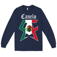 Navy canelo alvarez Long Sleeve Tee - artisFamous