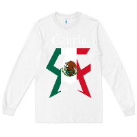 White canelo alvarez Long Sleeve Tee - artisFamous