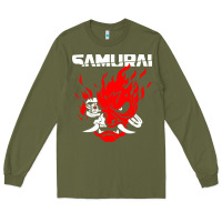Army Green cyberpunk 2077 Long Sleeve Tee - artisFamous