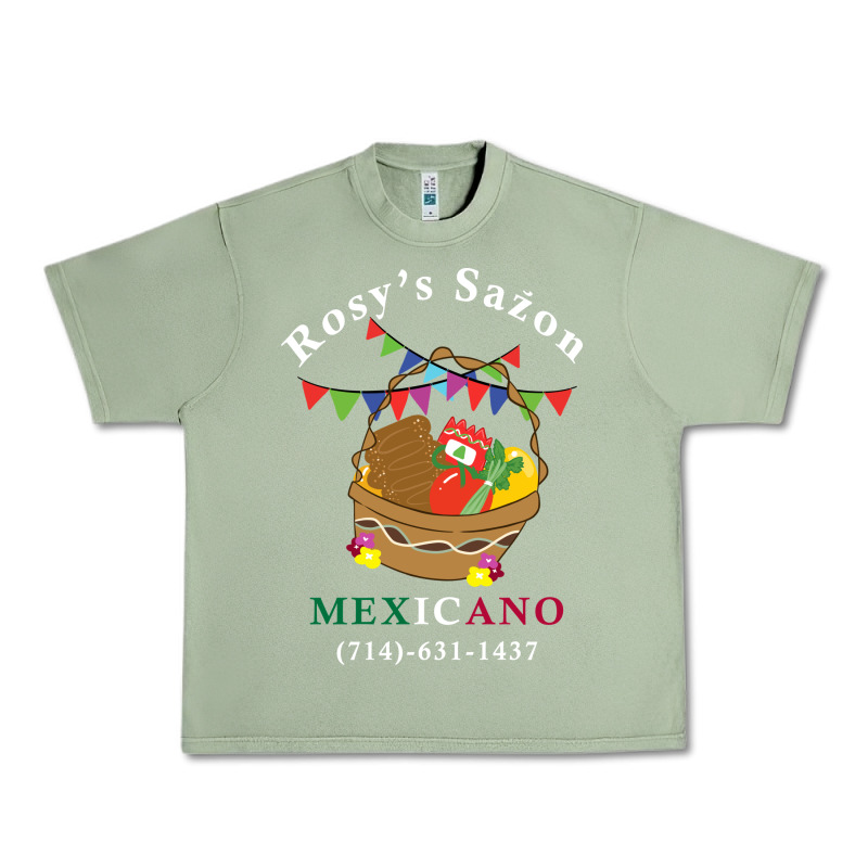 Logo For Rosys Saon Mexicano Urban Heavy Tee by CowhideDigitalArt | Teevron