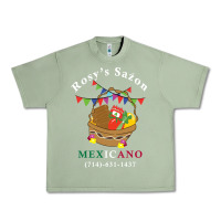 Oil Green logo for rosys saon mexicano Urban Heavy Tee - CowhideDigitalArt