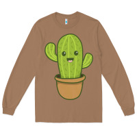 Toasted Coconut happy cactus hug me please Long Sleeve Tee - artisFamous