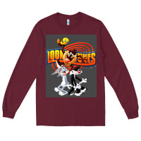 Burgundy cartoon Long Sleeve Tee - artisFamous