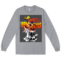 Heather Grey cartoon Long Sleeve Tee - artisFamous