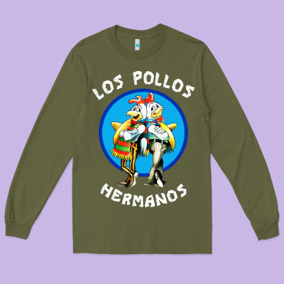 Los Pollos Hermanos Classic Long Sleeve Tee Designed By Artisfamous