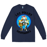 Navy los pollos hermanos classic Long Sleeve Tee - artisFamous