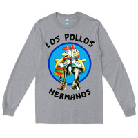 Heather Grey los pollos hermanos classic Long Sleeve Tee - artisFamous