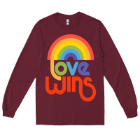 Burgundy love  classic Long Sleeve Tee - artisFamous