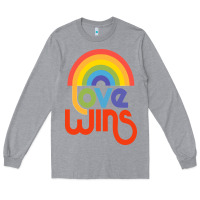 Heather Grey love  classic Long Sleeve Tee - artisFamous