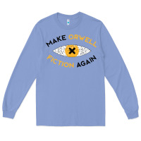 Colony Blue make orwell fiction again Long Sleeve Tee - artisFamous