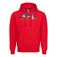 Red fourth of july popsicle Zipper Hoodie - RanaPortraitStore