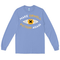 Colony Blue make orwell fiction again Long Sleeve Tee - artisFamous