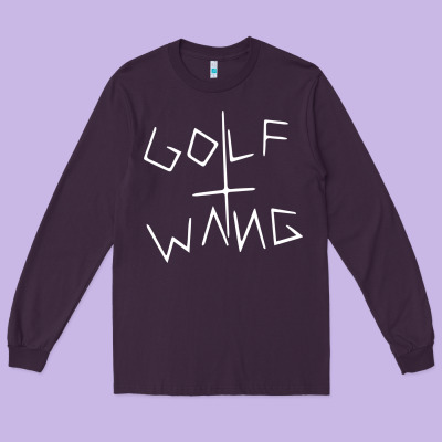 Golf Wang Burgundy Long Sleeve Tee Designed By Artisfamous