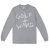 Heather Grey golf wang burgundy Long Sleeve Tee - artisFamous