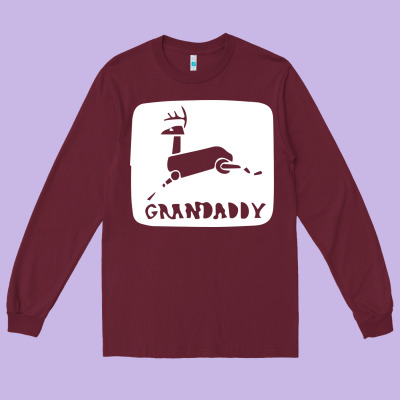 Grandaddy Long Sleeve Tee Designed By Artisfamous