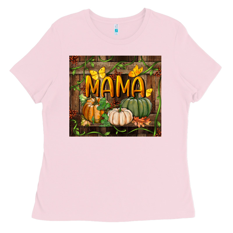 Mama Pumpkin Tumbler Ladies Tee by BundleAndBundleShop | Teevron