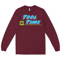 Burgundy tool time Long Sleeve Tee - artisFamous