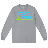 Heather Grey tool time Long Sleeve Tee - artisFamous