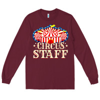Burgundy circus staff Long Sleeve Tee - artisFamous