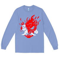 Colony Blue cyberpunk 2077 Long Sleeve Tee - artisFamous