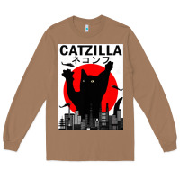 Toasted Coconut vintage catzilla japanese sunset style Long Sleeve Tee - artisFamous