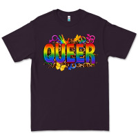Plum queer Premium Tee - FaDigitalArtStudio
