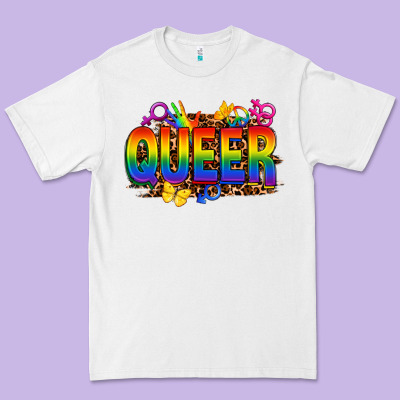Queer Premium Tee Designed By Fadigitalartstudio