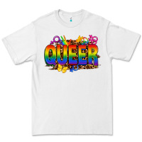 White queer Premium Tee - FaDigitalArtStudio