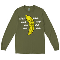 Army Green banana Long Sleeve Tee - artisFamous